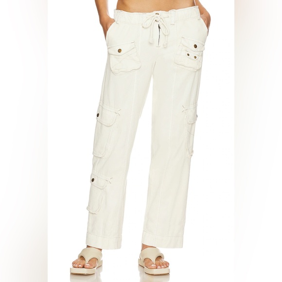 Free People Tahiti Cargo Pant in Tofu - Picture 7 of 12